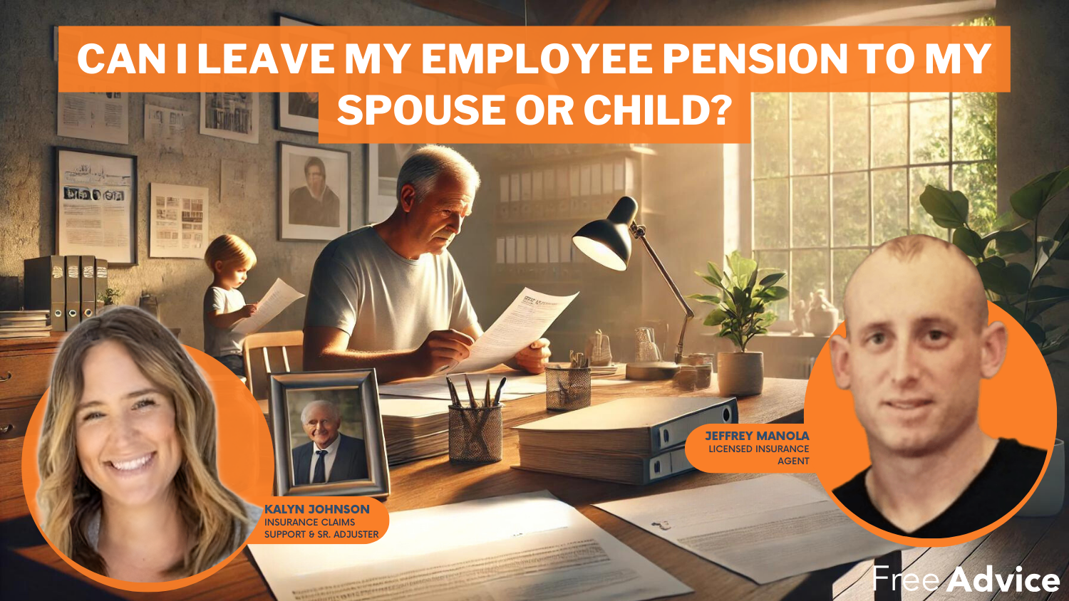 Can I leave my employee pension to my spouse or child?