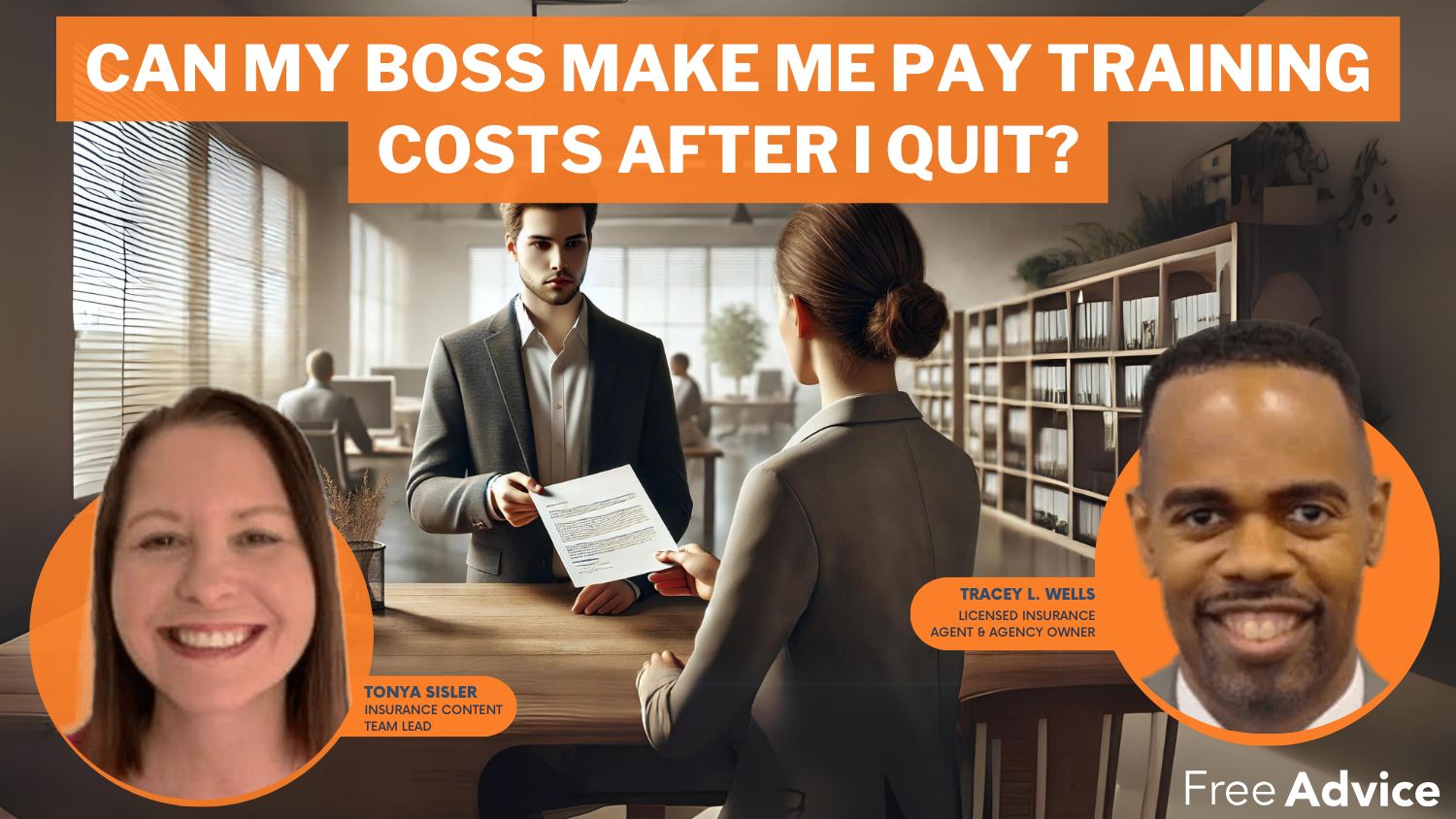 Can my boss make me pay training costs after I quit