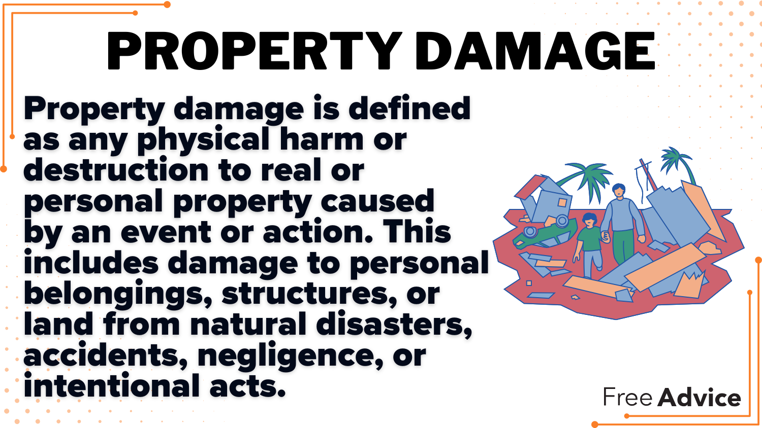 Property Damage Definition Card: Who pays for property damage caused by independent contractors?