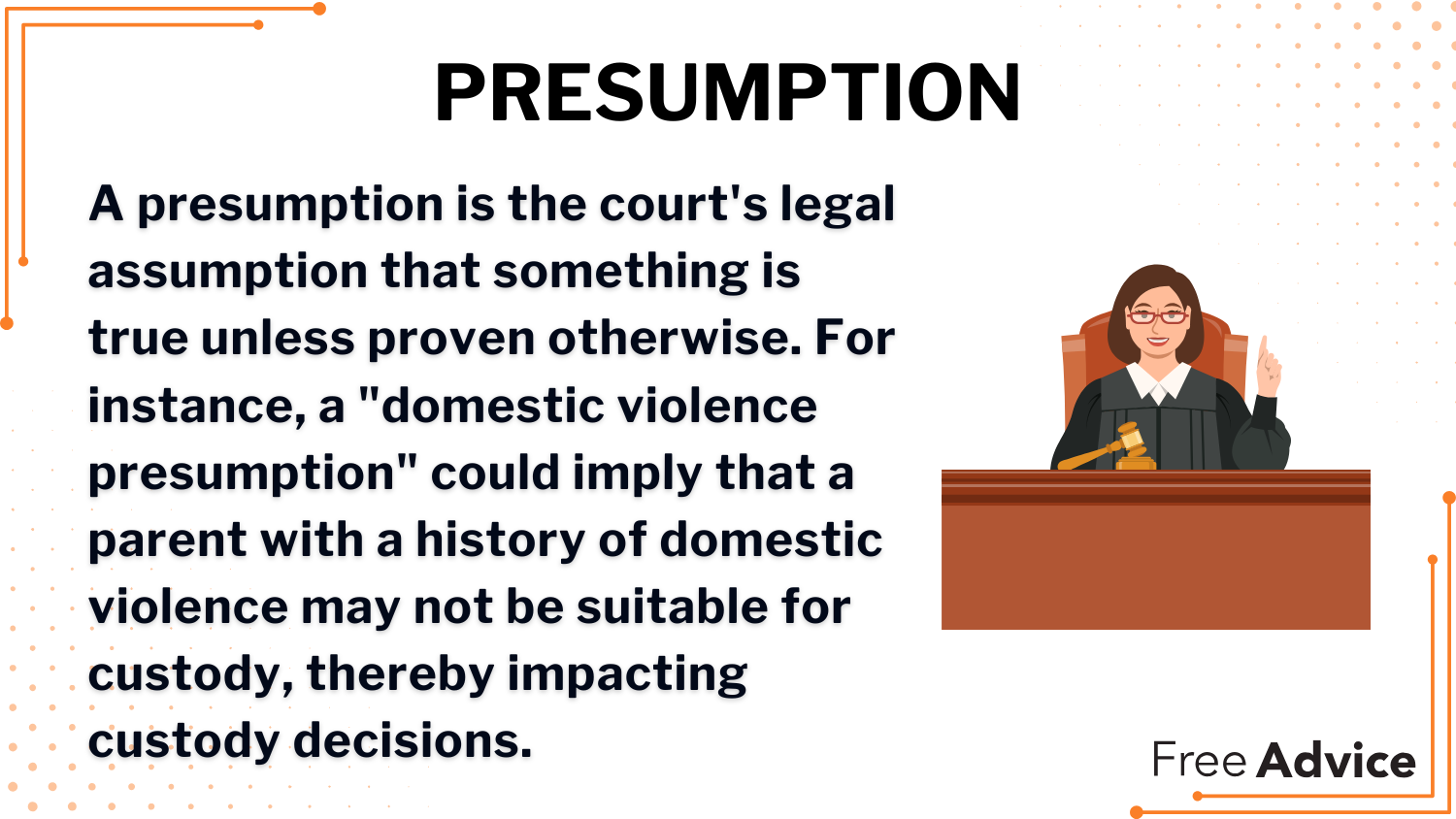 Presumption Definition Card: How Criminal Convictions Affect Child Custody