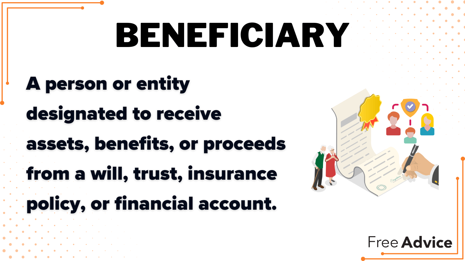 Beneficiary Definition Card: Who is entitled to a copy of a will?