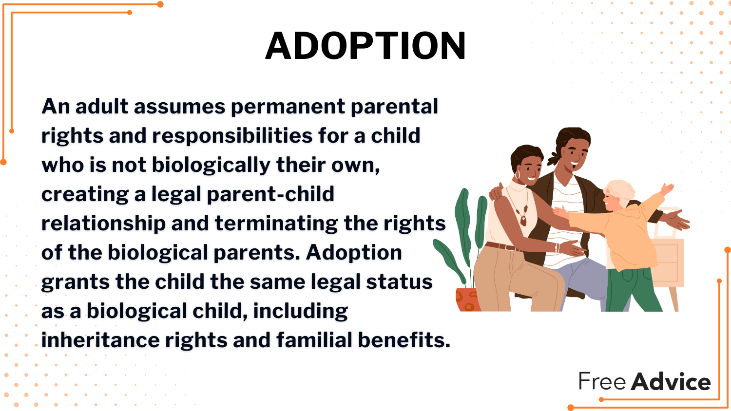 Adoption Definition Card:Do biological grandparents have rights after adoption