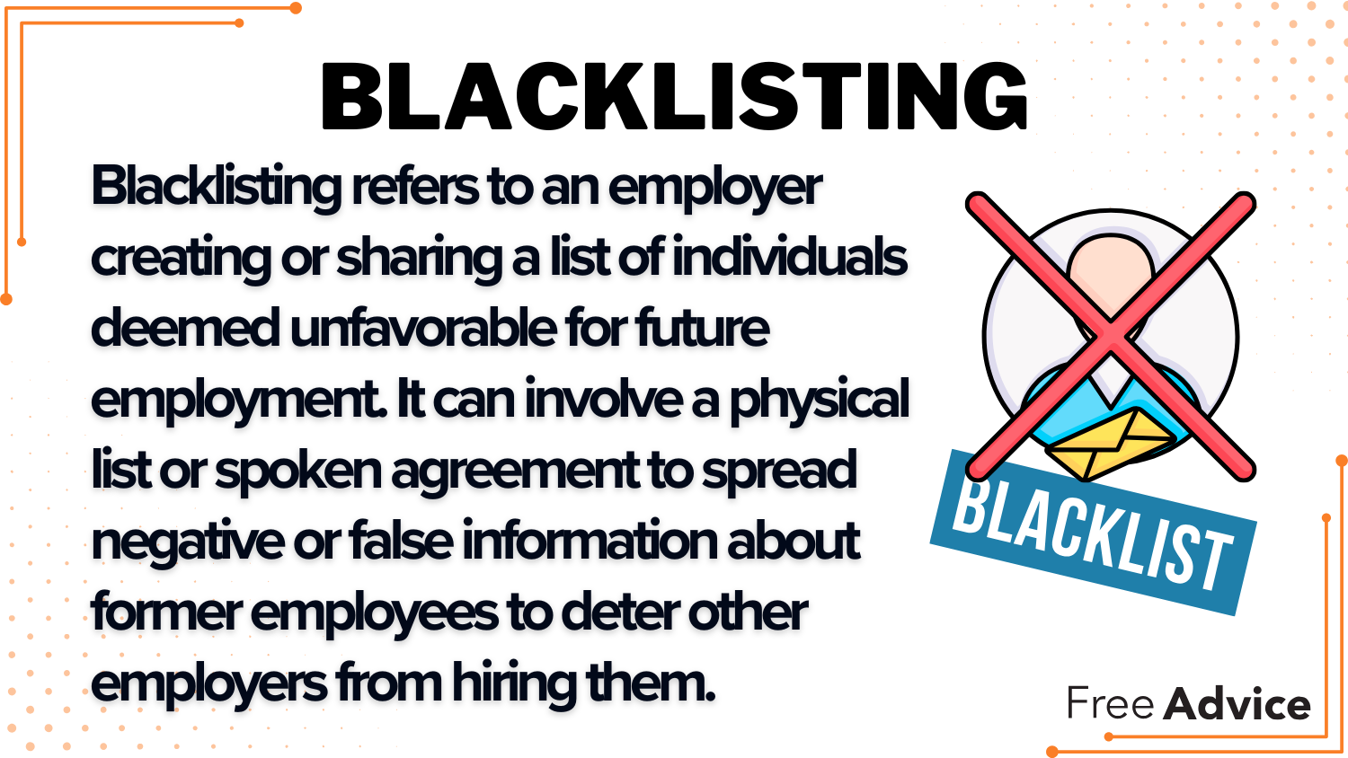 Blacklisting definition card: What can I do about my previous employer giving bad references