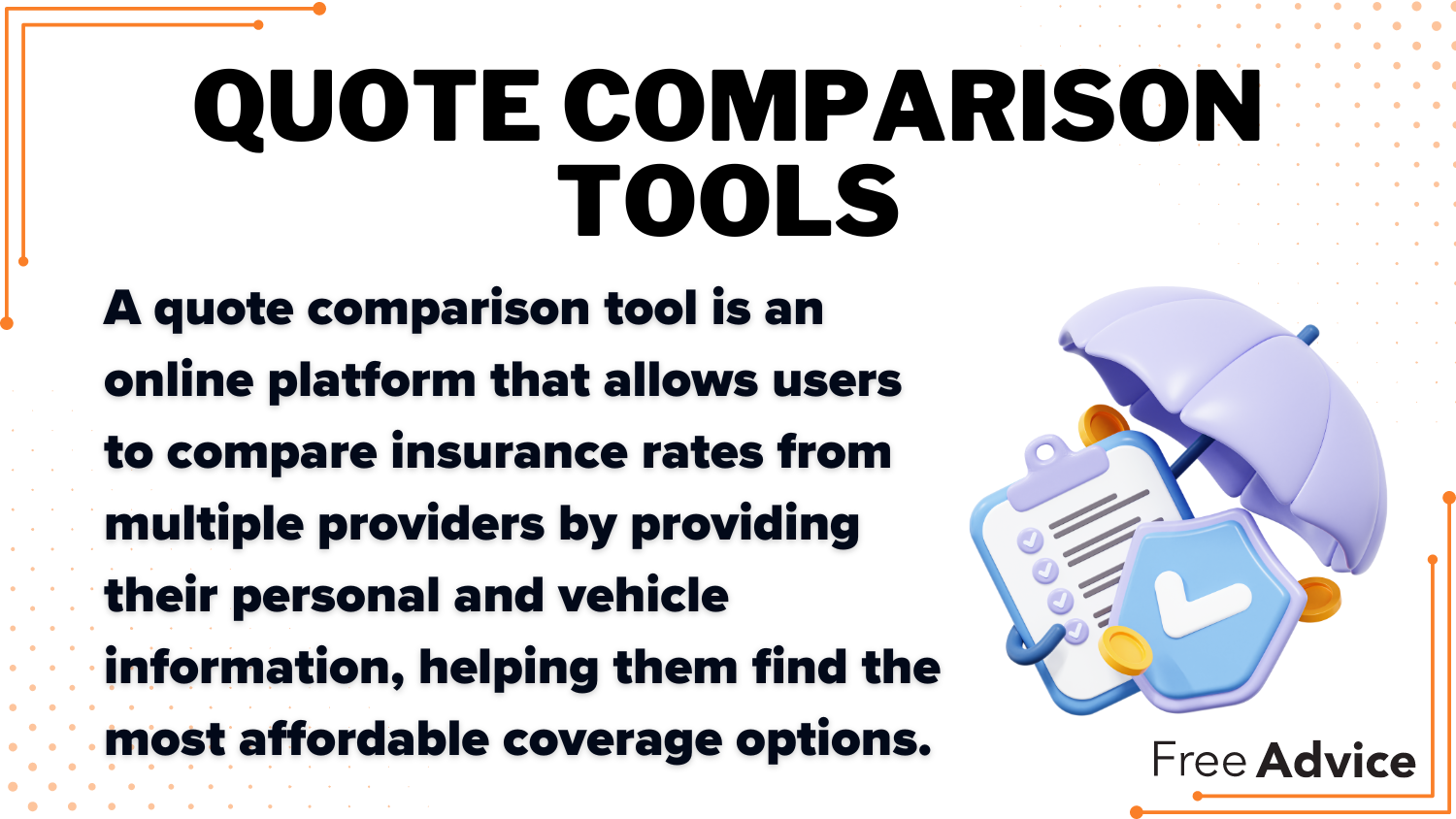 Quote Comparison Tools  Definition Card: Compare Online Car Insurance Quotes to Save Money 