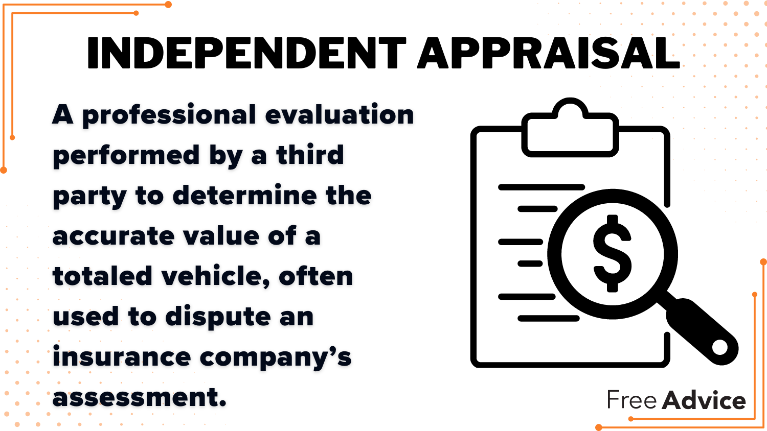 Independent Appraisal Definition Card: How to Fight Your Insurance Company Over a Totaled Car