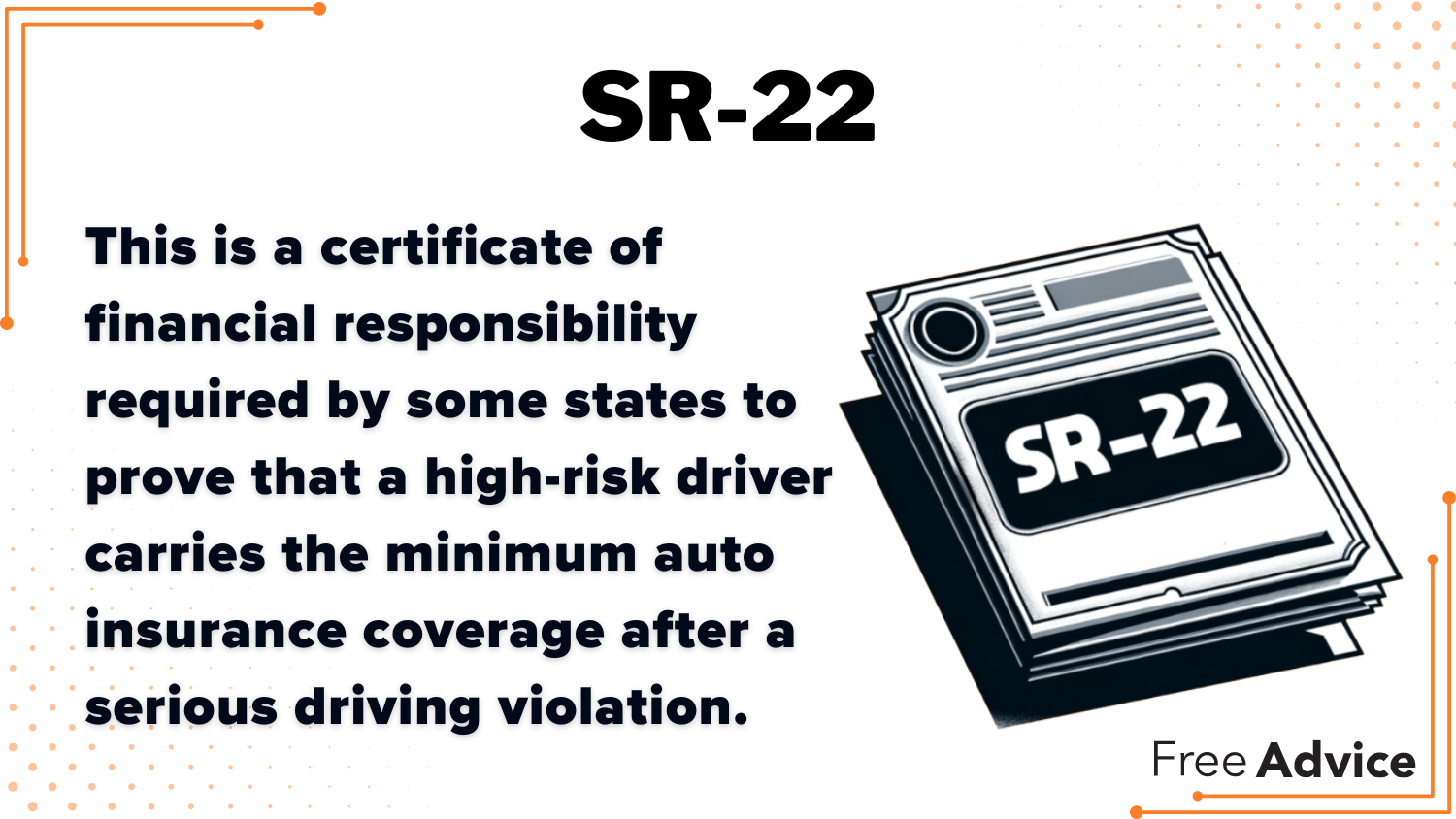 Best Car Insurance After a DUI in Washington: SR-22 Definition Card