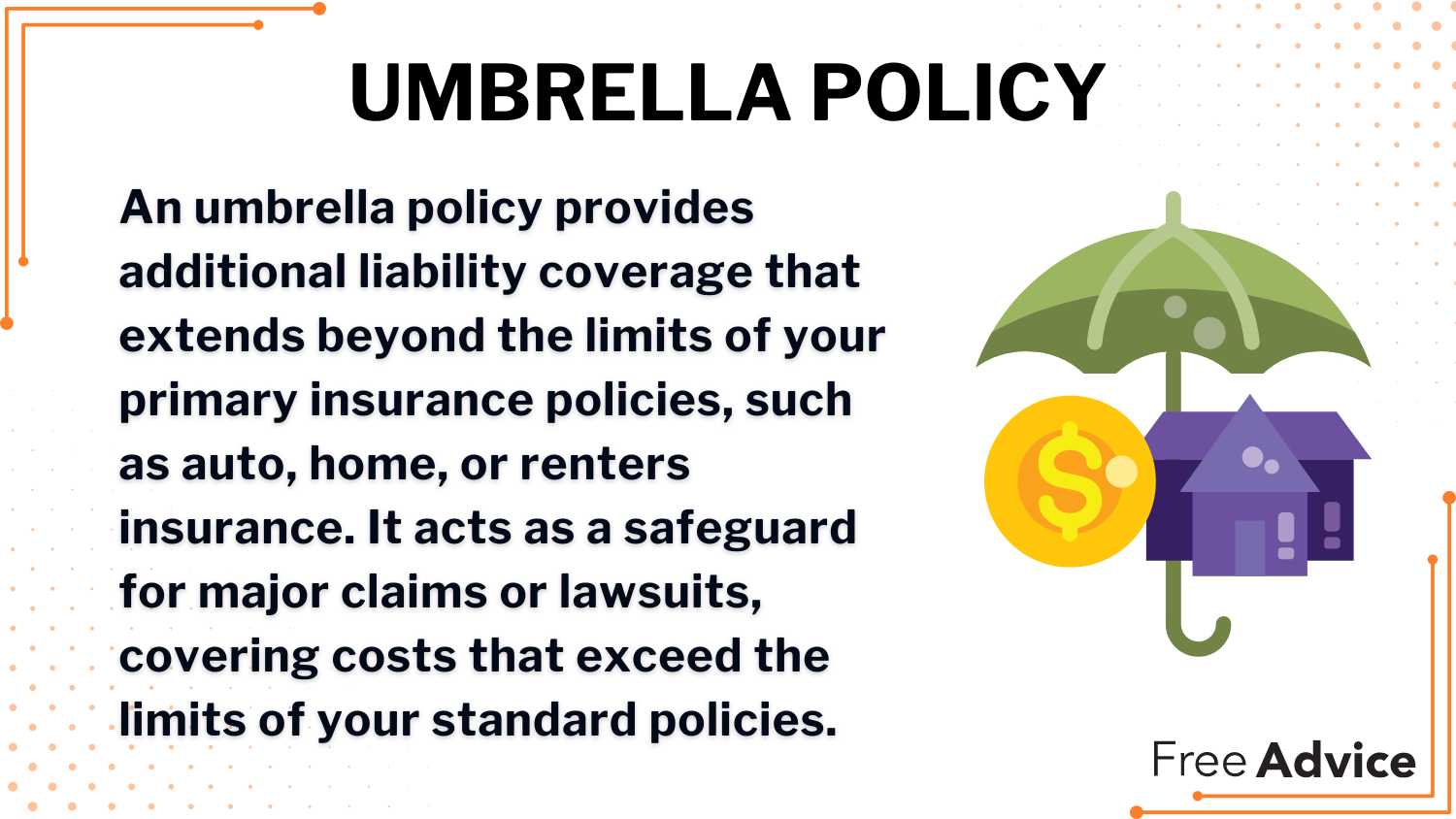 Umbrella Policy Definition Card: Cheap Car Insurance in Washington