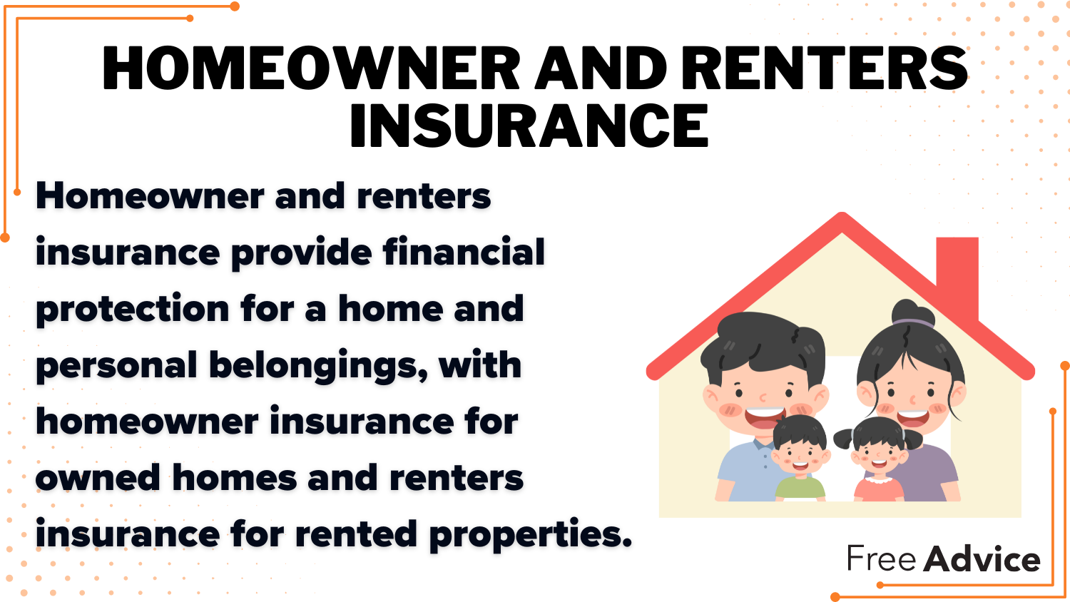 Homeowners and Renters Insurance Definition Card